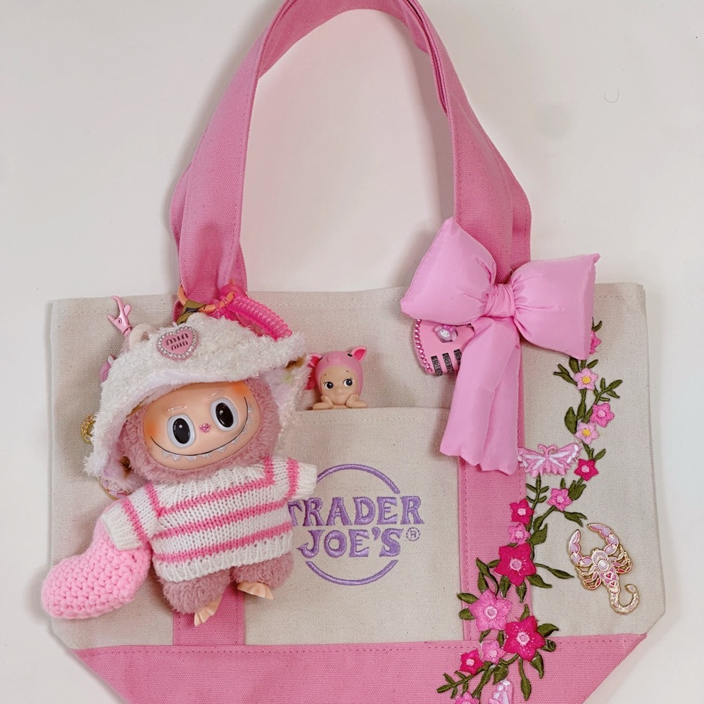Trader Joe's Pink Pastel Mini Bag Custom